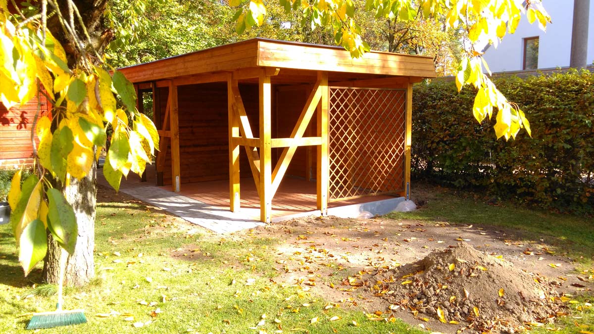 Carportweiterung